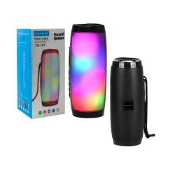 T&G WIRELESS BLUETOOTH SPEAKER TG-157 FM/MICROSD/USB/AUX WITH RGB COLORFUL LIGHT BLACK T&G WIRELESS BLUETOOTH SPEAKER TG-157 FM/MICROSD/USB/AUX WITH RGB COLORFUL LIGHT BLACK